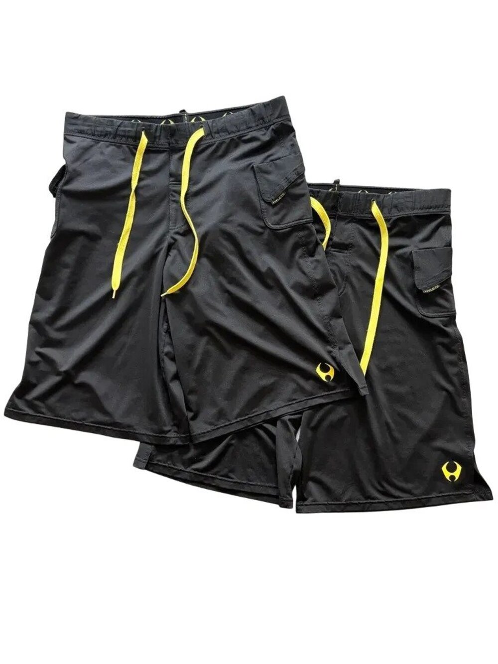 HYLETE 2 Pair Training Shorts Crossfit Performance wear Activewear MEN'S L LONG
